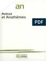 Emil Cioran - Aveux Et Anathèmes