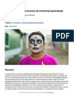 Emociones Proceso Ensenanza Aprendizaje PDF