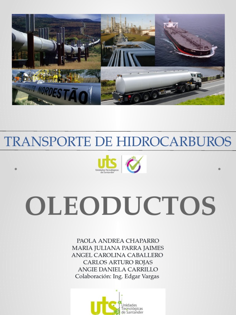 Esquema de Transporte de Hidrocarburos | PDF | Petróleo | Gas natural