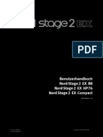 Nord Stage 2 EX German User Manual 1.7x Edition A