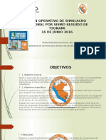 Plan Operativo de Simulacro Nacional Por Sismo Seguido