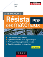 Aide mémoire Résistance des matériaux 10 e Edition - Dunod.pdf