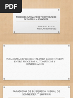 Procesos Automaticos y Controlados de Shiffrin y Schneider