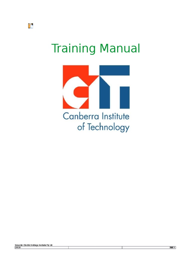 SBO Training Manual for StruxureWare | PDF | System Software | Software