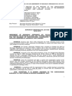 Barangay Ordinance No. 2014 003 Amendment in Fees and Charges PDF