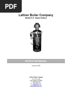 Lattner Boiler Company - Instruction Manual For He Boilers