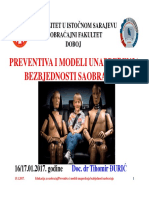 10 - Poglavlje - Preventiva I Modeli Anapredenja Bezbjednosti Saobracaja - 10!01!2017