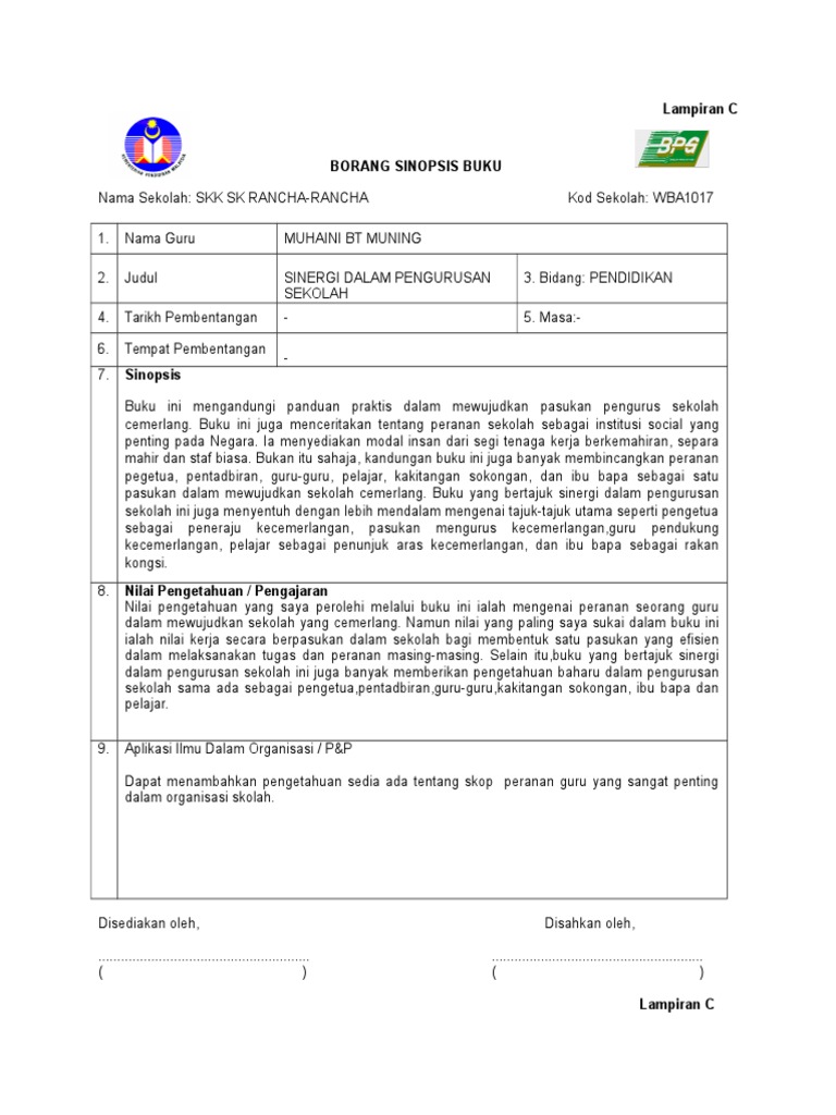 Sinopsis Buku Bacaan Ilmiah Pdf
