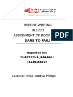 Book Report: DARE TO FAIL!