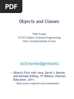 Classes and Objects