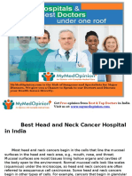 Head and Neck Cancer Treatment in India