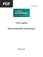 iNSCALE Stakeholder Analysis Final Report - iCCM in Uganda