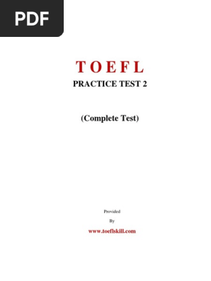 Toeflpracticetest2 Pdf Coca Cola Nature
