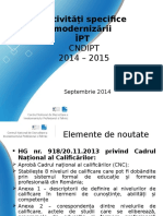 01 - Activiati Specifice Modernizare IPT - 2014-2015