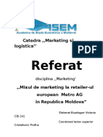 Mixul de MarketingMETRO