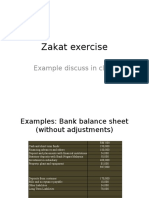 Zakat Exercises