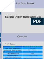 EDID 1.3 Data Format: Extended Display Identification Data