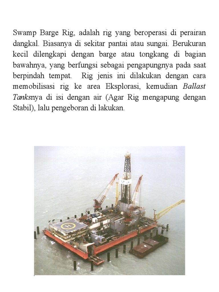 Swamp Barge Rig | PDF