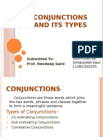 Conjunctions and Its Types