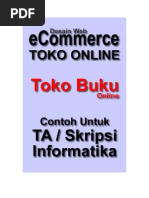 Web Contoh Toko Online - ERD Dan Analisis Sistem Informasi Penjualan Buku Online v1 Untuk Contoh TA Dan Skripsi Informatika