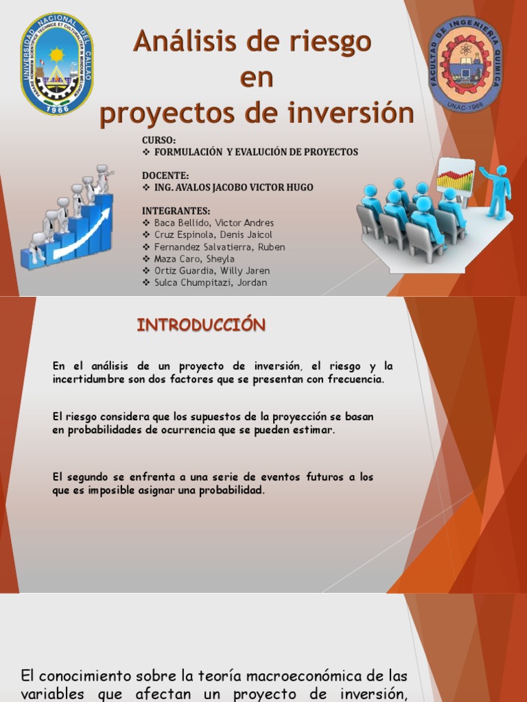 Análisis de Riesgo en Proyectos de Inversión | PDF | Análisis de ...