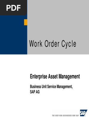 Work Order Cycle