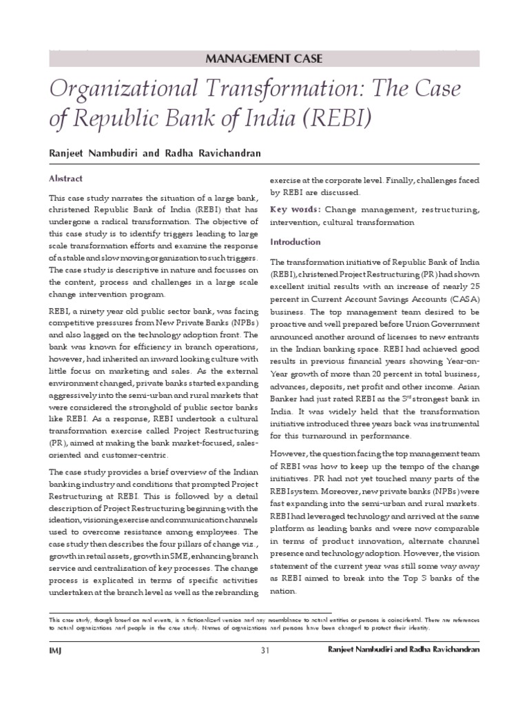 Nokia change management case study image