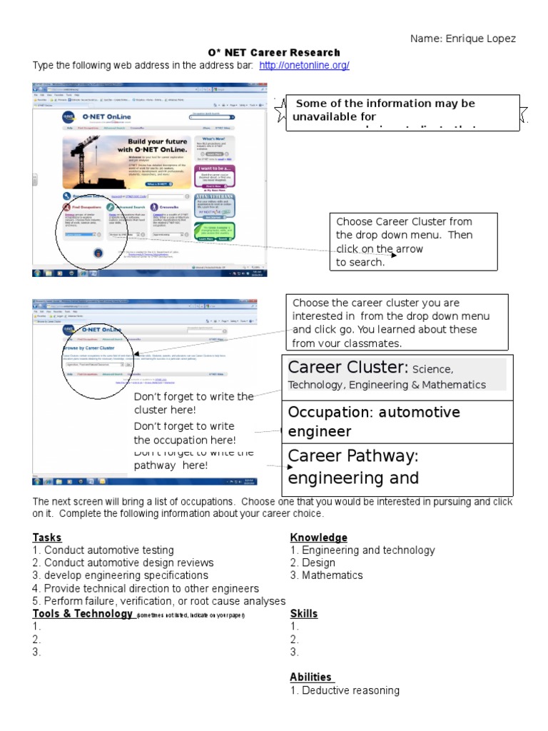Research Worksheet 1 1 PDF Employment Engineering