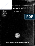 Wilamowitz Glaube Hellenen PDF