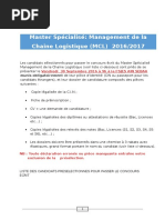 Concours Écrit Du MS MCL 2016