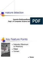 Feature Detection: Jayanta Mukhopadhyay Dept. of Computer Science and Engg