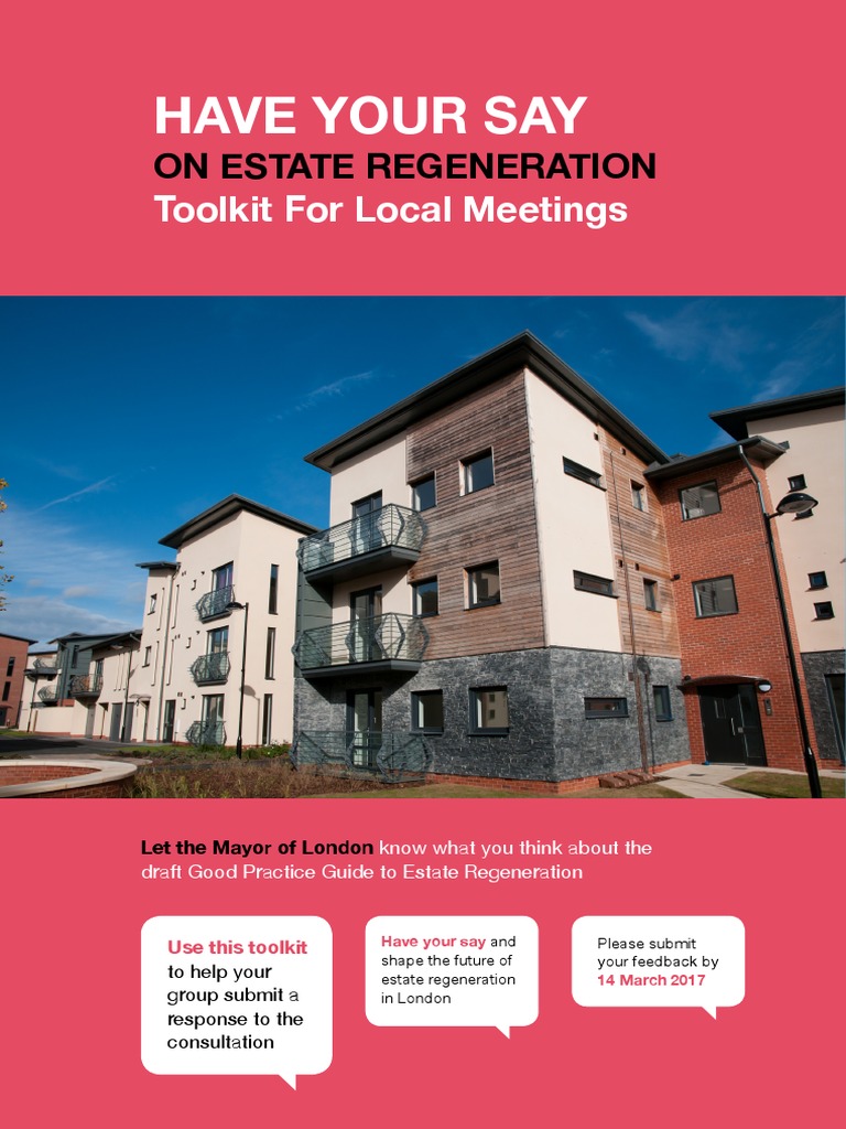 201702 Mayor of London Estate Regeneration Toolkit For Local
