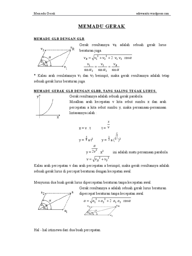 Memadu Gerak Glb Gl Bb