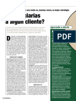 ¿Renunciarias a Algun Cliente?