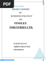 Finolex Industries LTD.: Project Report OF Business Strategy ON