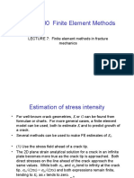 LECTURE 7: Finite Element Methods in Fracture Mechanics