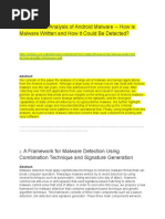 A Forensic Analysis of Android Malware - How Is Malware Written and How It Could Be Detected?