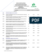 Precios de Conceptos para Tuberia