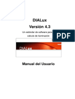 Manual de DIALux Versión 4.3 (Castellano) PDF