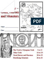 Greek Mythology - Gods, Heroes and Monsters