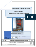 Montaje Tablero de Control Con Electrobomba