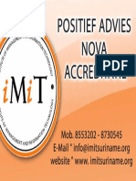 Positief Advies Nova Accreditatie