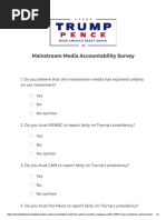 Mainstream Media Accountability Survey _ Donald J Trump for President