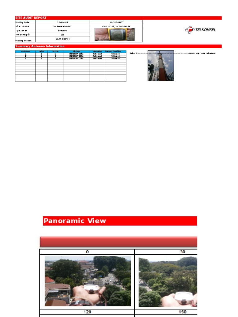 XL Project RF Site Audit Report Sample | PDF | Information And ...