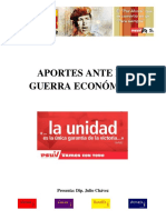 Aportes Ante La Guerra Económica PSUV