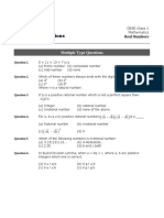 Important Questions: Exam Practice Real Numbers