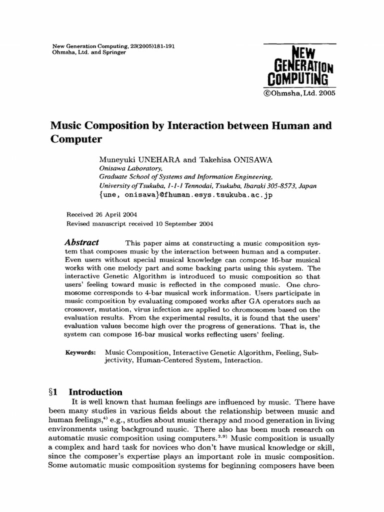 Eration Imputing: Music Composition by Interaction Between Human and ...