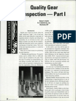 Quality Gear Inspection Part I Focuses on Diagnostic Techniques