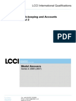 Booking-Keeping and Accounts Level-2/Series 4-2008 (2007)