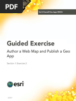 Guided Exercise: Author A Web Map and Publish A Geo App